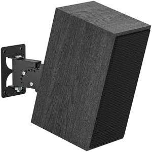 Adjustable Speaker Mount for R-50M Klipsch Speaker Wall Mount, Metal Bracket for Klipsch Bookshelf Speaker Wall Mount Holds up 40 lbs - Space Saving Speaker Mounting Bracket with Hardware Kit