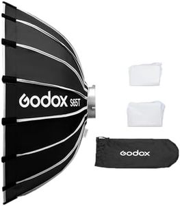 Godox S65T 65cm/25.6in Quick Release Umbrella Softbox Professional Foldable Softbox with Standard Bowen Mount & Diffusers for Photography Studio Photography (65cm/25.6in Softbox)