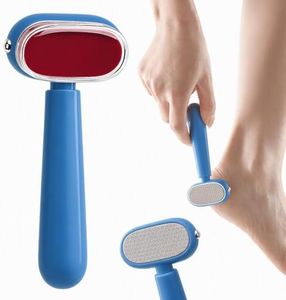 Dual‑Sided Foot Callus Remover, Foot Care Tool for Men Women, Multifunction Foot Grinder for Home Bathroom Travel Use,Blue