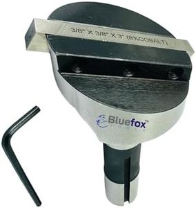 New 2-1/2" Inches Head Diameter Fly Cutter R8 Shank Milling Machine | 3/8“ Toolbit (8% Cobalt) Square HSS Tool Bit | Hardened Steel