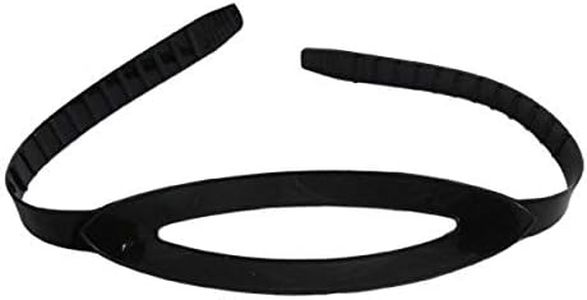 Scuba Diving Silicone Mask Strap (Black)