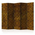 murando Decorative Room Divider Abstract 225x172 cm / 89"x68" Single-Sided Folding Screen 5 Panels Room Partition Non-Woven Canvas Print Opaque Photo Display Shape Ornament f-A-0510-z-c