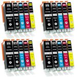 20 Ink Cartridges compatible with Canon PGI-570 / CLI-571 for Canon Pixma MG5750 MG5751 MG5752 MG5753 MG6850 MG6851 MG6852 MG6853 TS5050 TS5051 TS5053 TS5055 TS6050 TS6051 TS6052