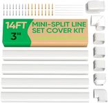 Plusluck PVC Line Set Cover Kit for