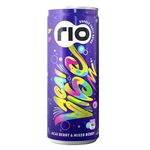 Rio Acai Berry Vibe Bubbly Fruit Drink Can | Soft Drink | Exotic Fruit Juice + Fizz | Rich in Vitamin C and Honey | Pack of 24 | 250 ml