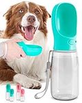 MalsiPree Dog Water Bottle, Lightweigh, Leak Proof Portable Travel Dog Water Dispenser - Perfect Puppy Drinking Bowl On The Go for Outdoor Walking and Hiking - Pet Accessories (19oz, Blue)