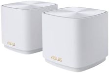 ASUS ZenWiFi XD5 AX3000 WiFi 6 Mesh Router (2 Pack), Coverage up to 7500 sq ft, Subscription-free Network Security, Advanced Parental Control, Instant Guard, VPN, 3-Step Easy Setup via ASUS Router App