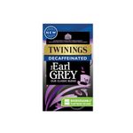 Twinings Earl Grey Bergamot & Lemon Flavoured Decaffeinated Black Tea Blend, 40 Biodegradable Tea Bags