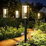 ALFIOT Solar Pathway Lights Outdoor