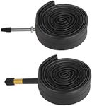 2 x FITTOO Bike Inner Tubes Replacement Bicycle Inner Tube with Presta Valve or Schrader Valve - Made from PAHs 15 Free Premium Quality Butyl Rubber,20 Sizes Options (27.5 * 1.95-2.125 SV-2PCS)