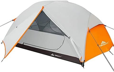 Forceatt Backpacking Tent 2 Person, Professional Waterproof & Windproof & Pest Proof 2 Doors Lightweight Camping Tent, 3-4 Seasons, Easy Set Up, Great for Camping, Hiking & Outdoor.