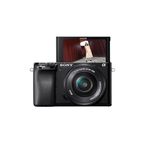 Sony Alpha 6100Y APS-C Camera (16-50mm & 55-210mm Lens) with Wireless Bluetooth Speaker (SRS-XB100) | 24.2 MP | Fast Auto Focus, Real-time Eye AF, Real-time Tracking | 4K Vlogging Camera - Black