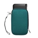 kwmobile Carrying Case Compatible with Nintendo 3DS XL - Neoprene Console Pouch with Zipper - Petrol