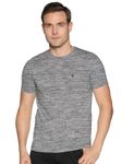 Dollar Super Combed Cotton Mens Solid T-Shirt(8909141271275_MLTSH-01-GM-PO1_L) Grey Melange