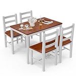 IKIFLY Dining Table Set for 4, Soli