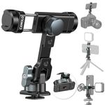 CAMOLO Metal Phone Holder,Phone Tripod Mount,Smartphone Holder Adapter Stand with 4 Cold Shoes,1/4"-20 Screw,Arca Swiss,360° Rotating for iPhone,Samsung,Huawei,Vlog,Video Live Streaming