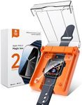 MAGIC JOHN 2 Pack Screen Protector for Apple Watch SE/6/5/4 Series 40mm[Ceramic Film Material Not Glass], Anti-Scratch, HD Clear, Easy Installation, Shock-Resistant, Bubble Free