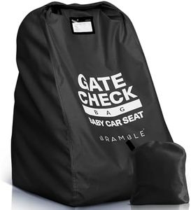 Bramble Bolsa Universal de Transporte Protectora para Silla de Coche - Funda de Carrito Bebe para Viajar- Impermeable y Resistente (Negro)