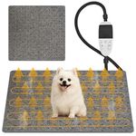 CACSPS Pet Heating Pad - Heating Mat for Cats & Dogs with Temperature Control, Automatic Shut-off (45x45cm)