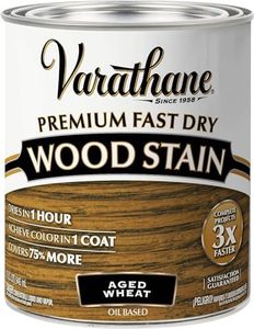 Varathane 333660 Premium Fast Dry Wood Stain, Quart, Aged Wheat