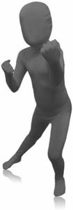 AltSkin Full Body Stretch Fabric Suit (Kids L, Black)