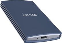 Lexar 2TB Armor 700 Portable SSD, up to 2000 MB/s, USB 3.2 Gen 2 x 2, Sturdy, IP66 Water and Dust Resistant, Compatible with iPhone 15, Cameras, Game Consoles, External SSD, Dark Blue