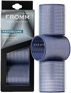 Fromm ProVolume 2" Self-Grip Ceramic Ionic Thermal Hair Rollers, 3 Count, Large Salon Quality Hair Curlers for Medium to Long Length Hair and Curtain Bangs