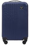 Travelers Club Cosmo Hardside Spinner Luggage, Navy Blue, Carry-On 20-Inch, Cosmo Hardside Spinner Luggage