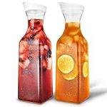Plastic Juice Carafe with Lids (Set