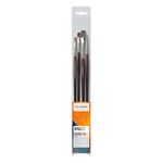da Vinci 5103 Grigio New Mixture Synthetic Mongoose 4 Brush Set for Oil and Acrylic