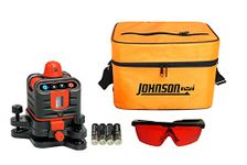 Johnson Level & Tool 40-6502 Manual-Leveling Rotary Laser, Red & Black, 1 Laser