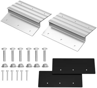 SAL Aluminum Ramp Top Kit, 2" × 12" Heavy Duty Loading Ramp Ends for Truck, Motorcycle, Lawn Mower, and ATV, 750lbs Capacity Per Ramp