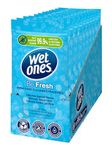 Wet Ones – Be Fresh – Plastic Free Antibacterial Pocket Size Hand Wipes - 144 wipes – 12 packs x 12 wipes