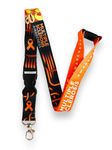 Multiple Sclerosis Awareness Badge Holder/Lanyard with Detachable Clip & Safety Breakway (1)