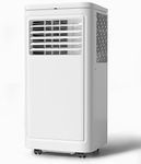 Joy Pebble Portable Air Conditioner, 10000 BTU for Room up to 450 sq. ft, Portable AC with Dehumidifier & Fan, 2 Fan Speeds, 24H Timer, Remote Control, Energy Efficiency
