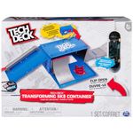 Tech Deck, Transforming SK8 Container Pro Modular Skatepark with Exclusive Fingerboard, Kids Toy for Ages 6 and Up (Styles May Vary)