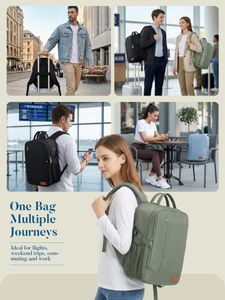 Lossga Ryanair Cabin Bag 40x30x20 – Anti-Theft Underseat Travel Backpack with Bottle Holder