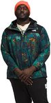 THE NORTH FACE Men's Antora Rain Jacket (Pack of 1), Summit Navy Camo Texture Print/Tnf Black, 5X