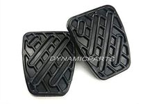 Pair Of Brake & Clutch Pedal Pad Rubbers Cover Compatible For Nissan Qashqai (Manual) 2007-16