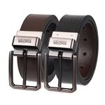 Kenneth Cole REACTION Men's (Single Reversible Belt), Brown/Black, X-Large