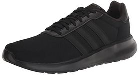 adidas Men's Lite Racer 3.0 Running Shoe, Core Black/Core Black/Gre, 10.5