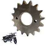 Dhe Best Bike Engine Chain/Pitch Front Sprocket/Gear Box Sprocket cog 16 Teeth Black Compatible with RE Classic Battle Green 350