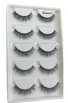 Lash S Up By S.R Lashes Fake/False Eyelashes False 8D Eyelash, Eye Makeup Lash, Super Soft & Comfortable with Natural Look (5 Pairs Set) (Blessed)