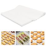 HaWare Baking Paper Sheets, 200 Pcs Precut White Parchment Paper for Steaming Cooking Grilling, Healthy& Non-Stick, 33x23 cm, Greaseproof Cookies Baking Paper Fit Oven Tray for Bread/Meat/Pizza