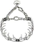 Herm Sprenger Chrome Plated Steel Training Prong Collar with Quick Release Snap for Dogs (23in (58cm) x 3.2mm)