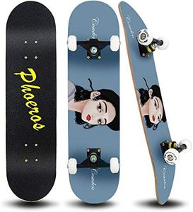 PHOEROS Skateboards-Complete Skateboard for Beginners Teens Kids Boys Girls-31’’x8’’ Skate Board with Canadian Maple Cruiser Pro Skateboards, Long Boards Skateboard.