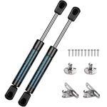 ARANA C1615046 ML31-20 7.5 inch 20lb/89N Gas Struts, 8 inch Gas Spring Lift Support for Sentry Safe Door Replacement RV Cabinet Sentrysafe Toolbox Toy Lid with Replacement Clutch Ball Studs, 2Pcs