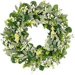 Green Eucalyptus Leaf Wreath, Vlora