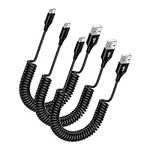 iPhone 15 USB C to USB Coiled Car C