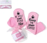 CHANGGER If You Can Read This Bring Me Some Coffee Fuzzy Funny Saying Crew Cup Cake Socks Christmas Unisex Gift